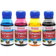 Комплект чернил WWM для Canon GI-490, 4 х 100г (C49SET4-2)